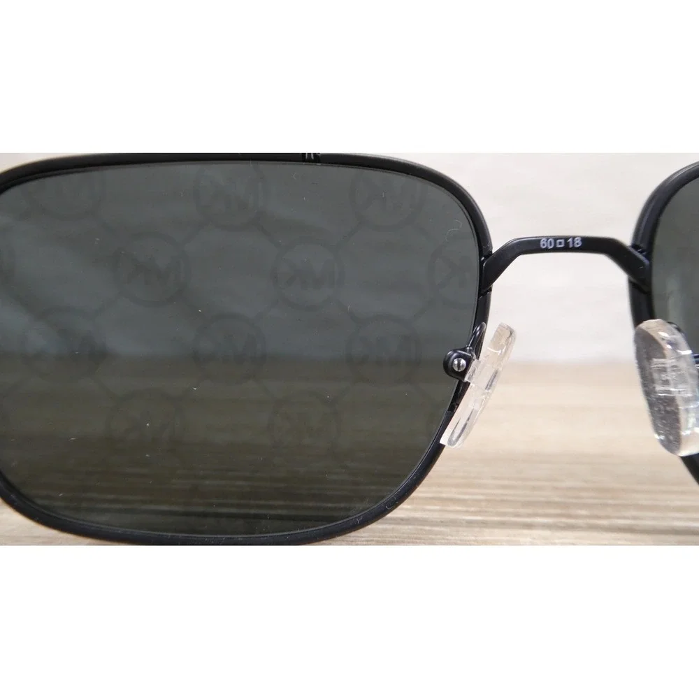 Michael Kors MK1133J Glasgow Matte Black/Circle Charm Logo One Size, Matte Black